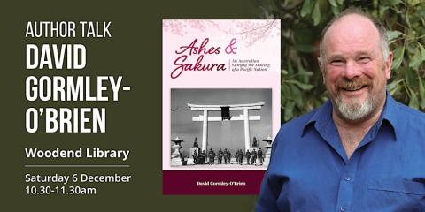 Author talk by David Gormley-O'Brien - Ashes and Sakura